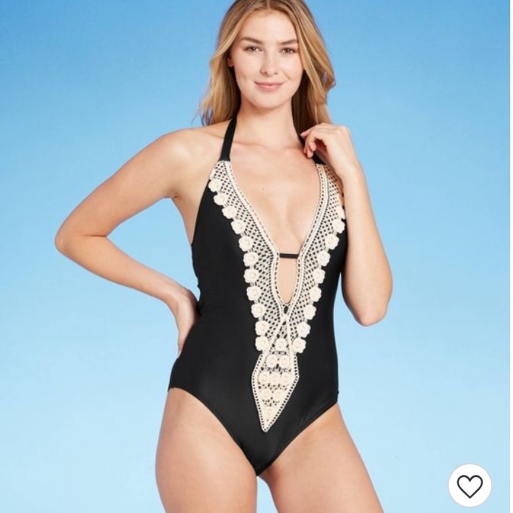 Black One Piece Swimsuit